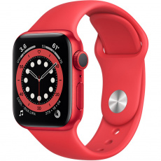 Apple Watch Series 6 Cellular 40mm PRODUCT(RED) hliník se sportovním řemínkem Apple Watch Series 6 Cellular 40mm PRODUCT(RED) hliník se sportovním řemínkem