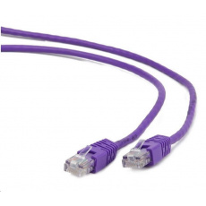 GEMBIRD kabel patchcord Cat5e UTP 0,5m, fialový GEMBIRD kabel patchcord Cat5e UTP 0,5m, fialový