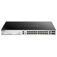 D-Link DGS-3130-30TS/SI L3 Stackable Managed Gigabit Switch, 24x gigabit, 2x 10GBASE-T, 4x SFP+