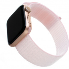 FIXED Nylon Strap nylonový pásek pro Apple Watch 38/40/41mm růžový