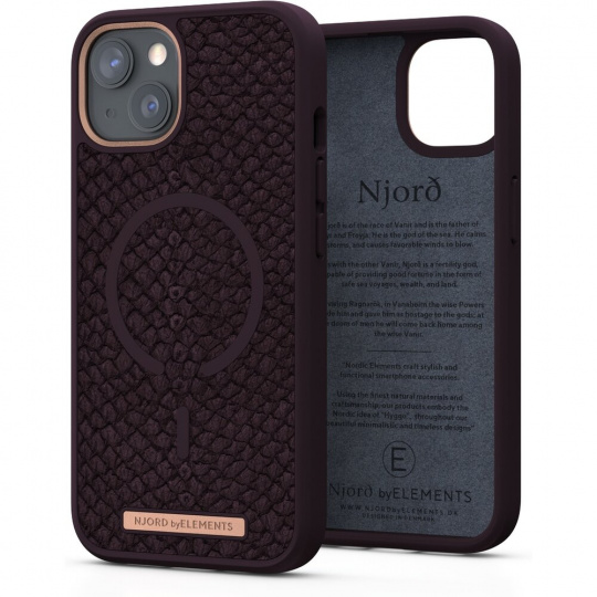 NJORD Eldur MagSafe case iPhone 13 purple