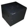XtendLan 19" dvoudílný nástěnný rozvaděč 9U, šířka 600mm, hloubka 500mm, nosnost 60 kg, plné dveře, svařovaný,černý