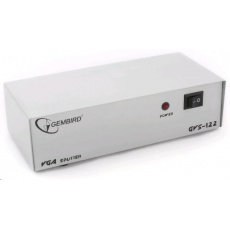 GEMBIRD VGA rozbočovač (splitter) 2 porty GEMBIRD VGA rozbočovač (splitter) 2 porty
