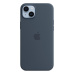 Apple silikonový kryt s MagSafe na iPhone 14 Plus bouřkově modrý