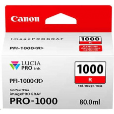 Canon CARTRIDGE PFI-1000R červená pro ImagePROGRAF PRO-1000 (935 str.) Canon CARTRIDGE PFI-1000R červená pro ImagePROGRAF PRO-1000 (935 str.)