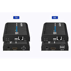 PREMIUMCORD HDMI extender na 120m přes LAN, 4K@60Hz, přes IP, černá PREMIUMCORD HDMI extender na 120m přes LAN, 4K@60Hz, přes IP, černá