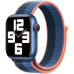 Apple Watch provlékací sportovní řemínek 41mm ledňáčkově/hlubokomořsky modrý