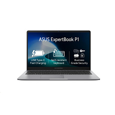 ASUS NTB ExpertBook P1 (P1503CVA-C516512), Core 5 210H, 15.6" 1920 x 1080, 16GB, 512GB SSD, Intel, No OS, Gray ASUS NTB ExpertBook P1 (P1503CVA-C516512), Core 5 210H, 15.6" 1920 x 1080, 16GB, 512GB SSD, Intel, No OS, Gray