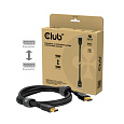 Club3D Kabel DisplayPort 2.1 na DisplayPort 2.1, VESA DP80, 8K240Hz/10K60Hz (M/M), 2m, černá