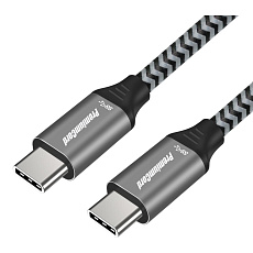 PREMIUMCORD Kabel USB 3.2 Gen 1 USB-C (M/M), bavlněný oplet, 1m PREMIUMCORD Kabel USB 3.2 Gen 1 USB-C (M/M), bavlněný oplet, 1m