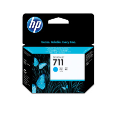 HP 711 Cyan DJ Ink Cart, 29 ml, CZ130A
