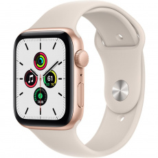 Apple Watch SE GPS 40mm zlaté s hvězdně bílým sportovním řemínkem Apple Watch SE GPS 40mm zlaté s hvězdně bílým sportovním řemínkem