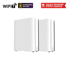 ASUS ZenWifi BQ16 2-pack, WiFi7 Extendable Router, AiMesh, 2x WAN/LAN, 3x LAN, 1x USB 3.0 ASUS ZenWifi BQ16 2-pack, WiFi7 Extendable Router, AiMesh, 2x WAN/LAN, 3x LAN, 1x USB 3.0