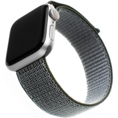 FIXED Nylon Strap nylonový pásek pro Apple Watch 42/44/45mm olivový FIXED Nylon Strap nylonový pásek pro Apple Watch 42/44/45mm olivový