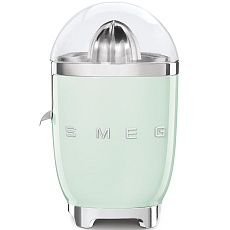 Smeg CJF11PGEU citrusový odšťavňovač, 70 W, manuální tlak, univerzální kužel z nerezové oceli, pastelově zelený