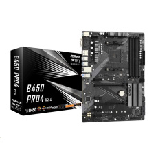 ASRock MB Sc AM4 B450 PRO4 R2.0, AMD B450, 4xDDR4, 1xDP, 1xHDMI, VGA ASRock MB Sc AM4 B450 PRO4 R2.0, AMD B450, 4xDDR4, 1xDP, 1xHDMI, VGA