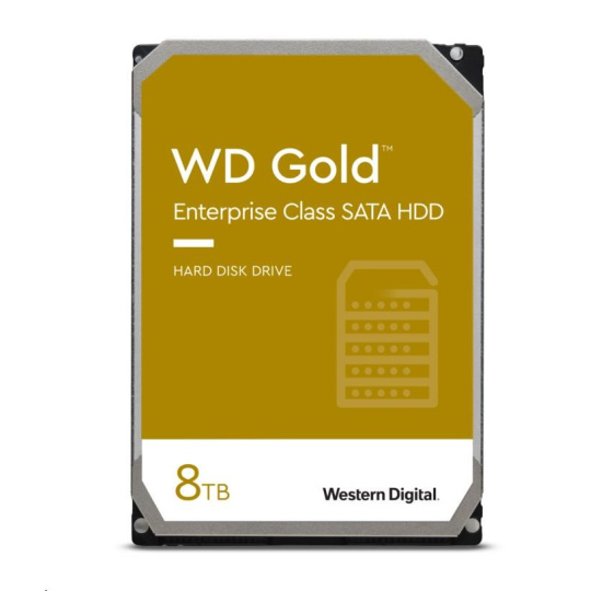 WD GOLD WD8004FRYZ 8TB SATA/ 6Gb/s 256MB cache 7200 ot., CMR