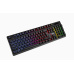 C-TECH klávesnice herní polomechanická Iris (GKB-08), casual gaming, CZ/SK, duhové podsvícení, USB