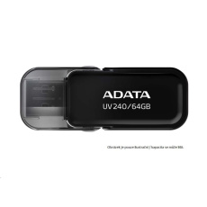 ADATA Flash Disk 32GB USB 2.0 Dash Drive UV240, Black ADATA Flash Disk 32GB USB 2.0 Dash Drive UV240, Black