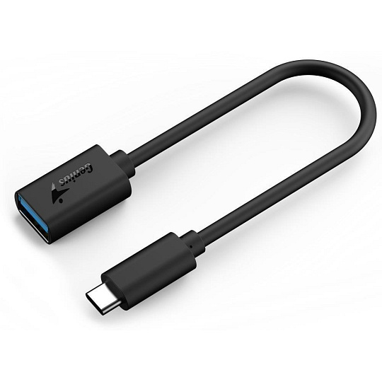 GENIUS ACC-C2AC redukce USB-C na USB-A, černá GENIUS ACC-C2AC redukce USB-C na USB-A, černá