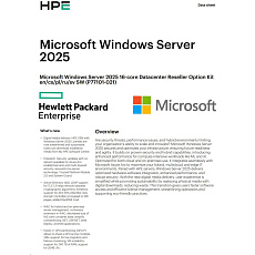 HPE Windows Server 2025 16-core Datacenter Reseller Option Kit (CZ EN Russia Pol Swe) HPE Windows Server 2025 16-core Datacenter Reseller Option Kit (CZ EN Russia Pol Swe)