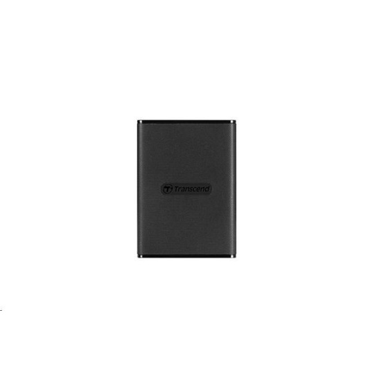 TRANSCEND externí SSD ESD270C 500GB, Portable, USB 3.1 Gen.2, Type C & A, two cables 520/460 MB/s, black/černá