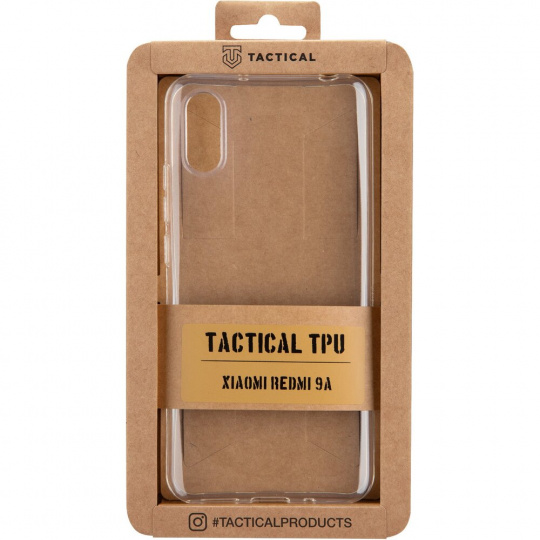 Tactical TPU Kryt pro Xiaomi Redmi 9A/9AT čirý