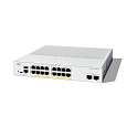 Cisco Catalyst switch C1200-16P-2G (16xGbE,2xSFP,16xPoE+,120W,fanless)