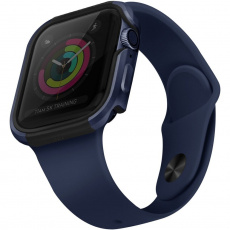 UNIQ Valencia kovové pouzdro Apple Watch Serie 4/5/6/SE (44mm) modré UNIQ Valencia kovové pouzdro Apple Watch Serie 4/5/6/SE (44mm) modré