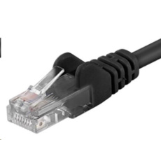 PremiumCord Patch kabel UTP RJ45-RJ45 CAT6 0.25m černá