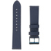 FIXED Leather Strap kožený řemínek s šířkou 22mm pro smartwatch modrý