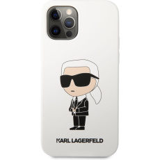Karl Lagerfeld Liquid Silicone Ikonik NFT kryt iPhone 12/12 Pro bílý Karl Lagerfeld Liquid Silicone Ikonik NFT kryt iPhone 12/12 Pro bílý