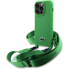 Lacoste Iconic Petit Pique Crossbody Woven Logo kryt iPhone 15 Pro Max zelený