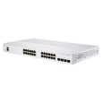 Cisco switch CBS350-24T-4G, 24xGbE RJ45, 4xSFP, fanless - REFRESH
