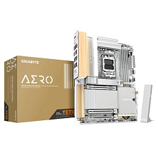 GIGABYTE MB Sc AM5 X870E AERO X WOOD, AMD X870E. 4xDDR5, 2xUSB-C, 2xHDMI, Wifi, ATX