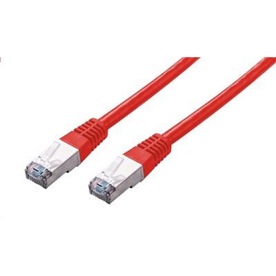 C-TECH kabel patchcord Cat5e, FTP, červený, 0,25m C-TECH kabel patchcord Cat5e, FTP, červený, 0,25m