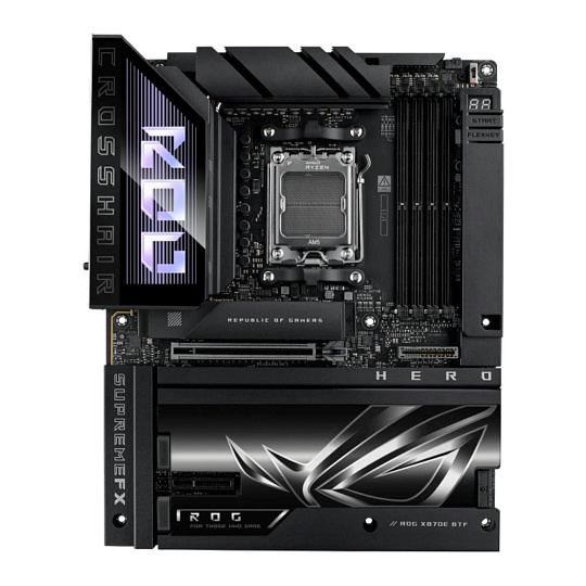 ASUS MB Sc AM5 ROG CROSSHAIR X870E HERO BTF, 4xDDR5, WIFI, 1xHDMI, 2xThunderbolt, ATX ASUS MB Sc AM5 ROG CROSSHAIR X870E HERO BTF, 4xDDR5, WIFI, 1xHDMI, 2xThunderbolt, ATX