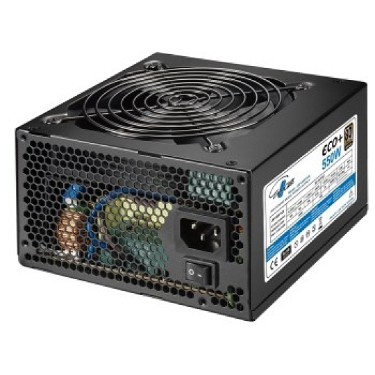 EUROCASE zdroj 550W Eco+, 120mm, 80+ Bronze, ATX EUROCASE zdroj 550W Eco+, 120mm, 80+ Bronze, ATX