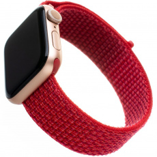 FIXED Nylon Strap nylonový pásek pro Apple Watch 38/40/41mm červený FIXED Nylon Strap nylonový pásek pro Apple Watch 38/40/41mm červený