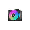 DEEPCOOL Ventilátor FD12 ARGB 3v1, 3x120mm, ARGB, černá