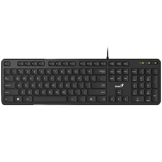 GENIUS klávesnice Slimstar M200 Copilot / Drátová/ USB/ černá/ CZ+SK layout GENIUS klávesnice Slimstar M200 Copilot / Drátová/ USB/ černá/ CZ+SK layout