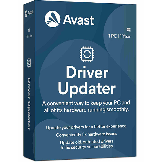 _Nová Avast Driver Updater 1PC na 12 měsíců _Nová Avast Driver Updater 1PC na 12 měsíců