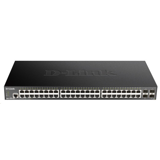 D-Link DGS-1250-52X 52-port Gigabit Smart Switch, 48x GbE, 4x SFP+ D-Link DGS-1250-52X 52-port Gigabit Smart Switch, 48x GbE, 4x SFP+