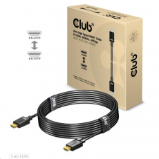 Club3D Kabel HDMI, Ultra High Speed, 4K120Hz, 8K60Hz Cable 48Gbps (M/M), 26AWG, 4m