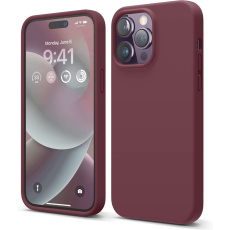 ELAGO silikonový kryt pro iPhone 14 Pro Max vínový