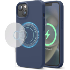 ELAGO silikonový kryt s MagSafe pro iPhone 14 tmavě modrý