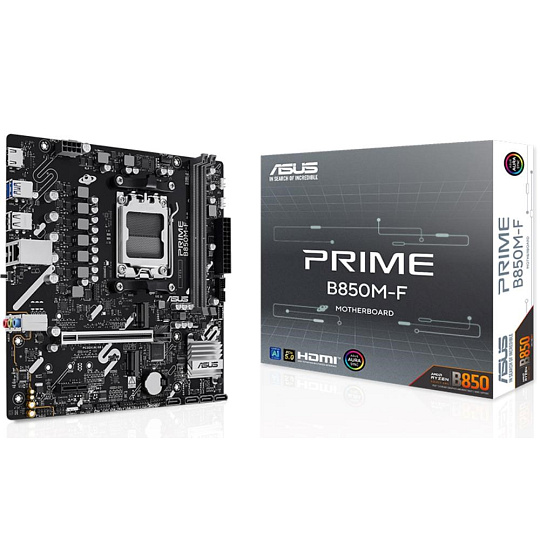ASUS MB Sc AM5 PRIME B850M-F, AMD B850, 2x DDR5, 1x HDMI, mATX