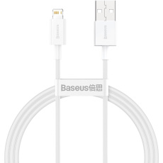 Baseus Superior Series rychlonabíjecí kabel Lightning 2.4A 1m bílá