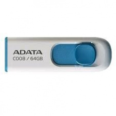 ADATA Flash Disk 64GB C008, USB 2.0 Classic, bílá ADATA Flash Disk 64GB C008, USB 2.0 Classic, bílá