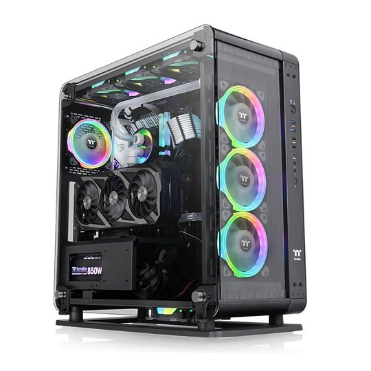 THERMALTAKE Case Core P6, ATX, Průhledná bočnice, černá THERMALTAKE Case Core P6, ATX, Průhledná bočnice, černá